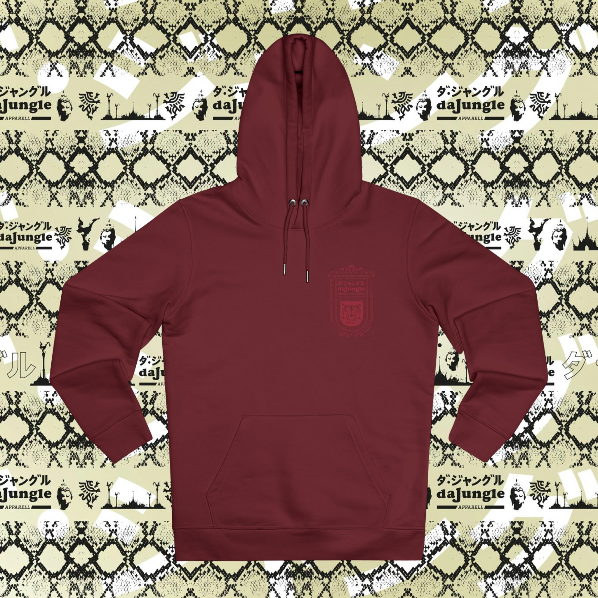 DaJungle Tiger's spirit red cruiser hoodie