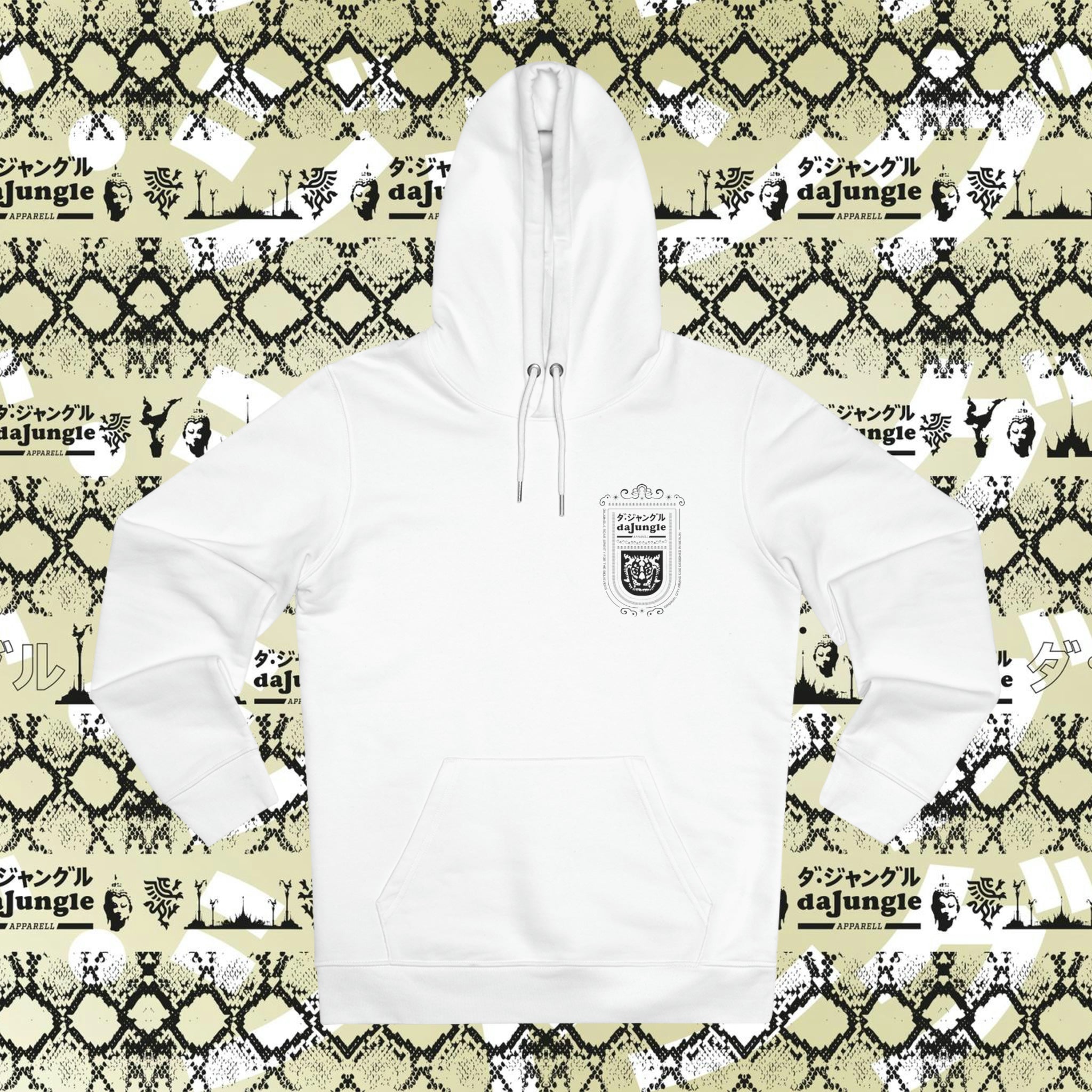 DaJungle Tiger's spirit black cruiser hoodie