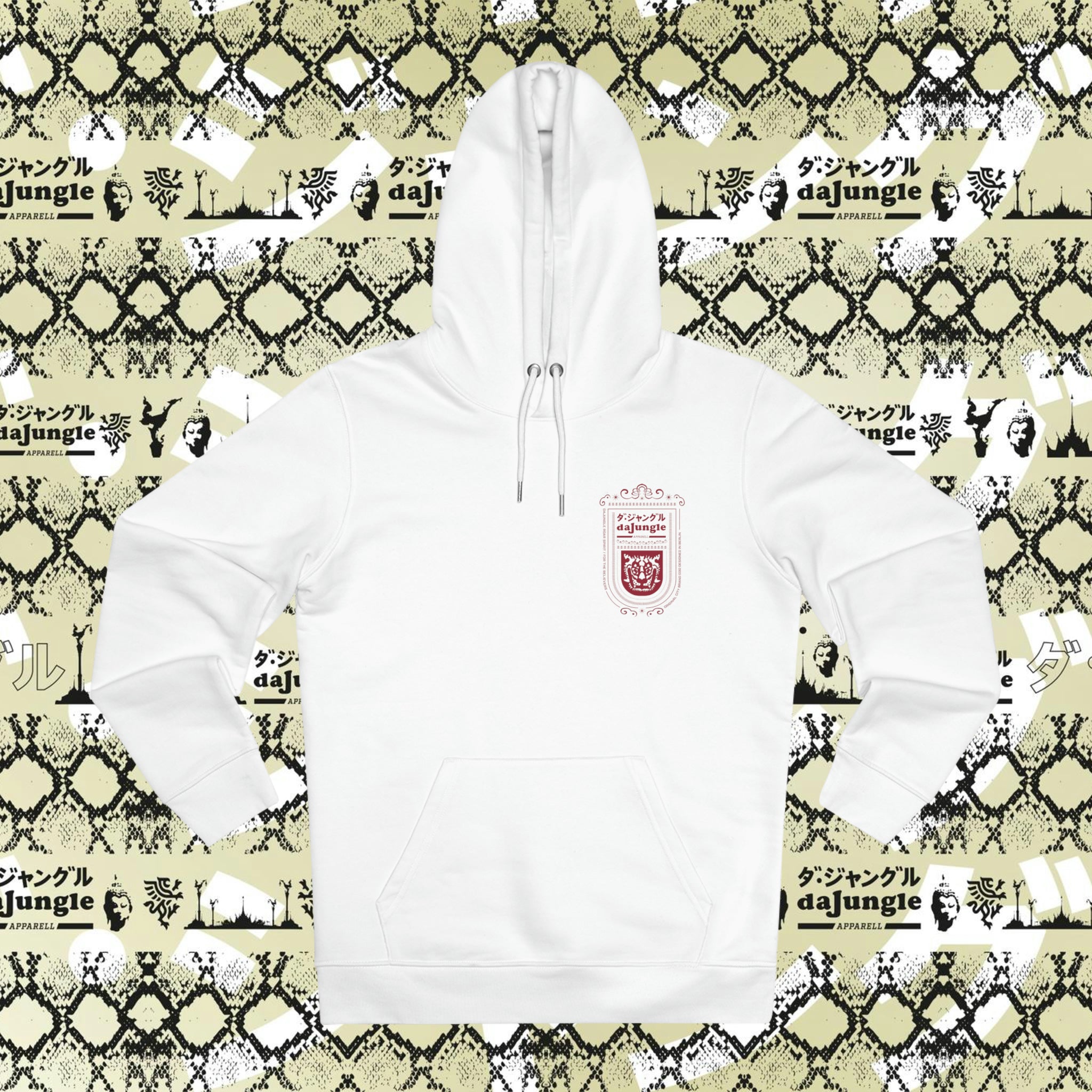 DaJungle Tiger's spirit red cruiser hoodie