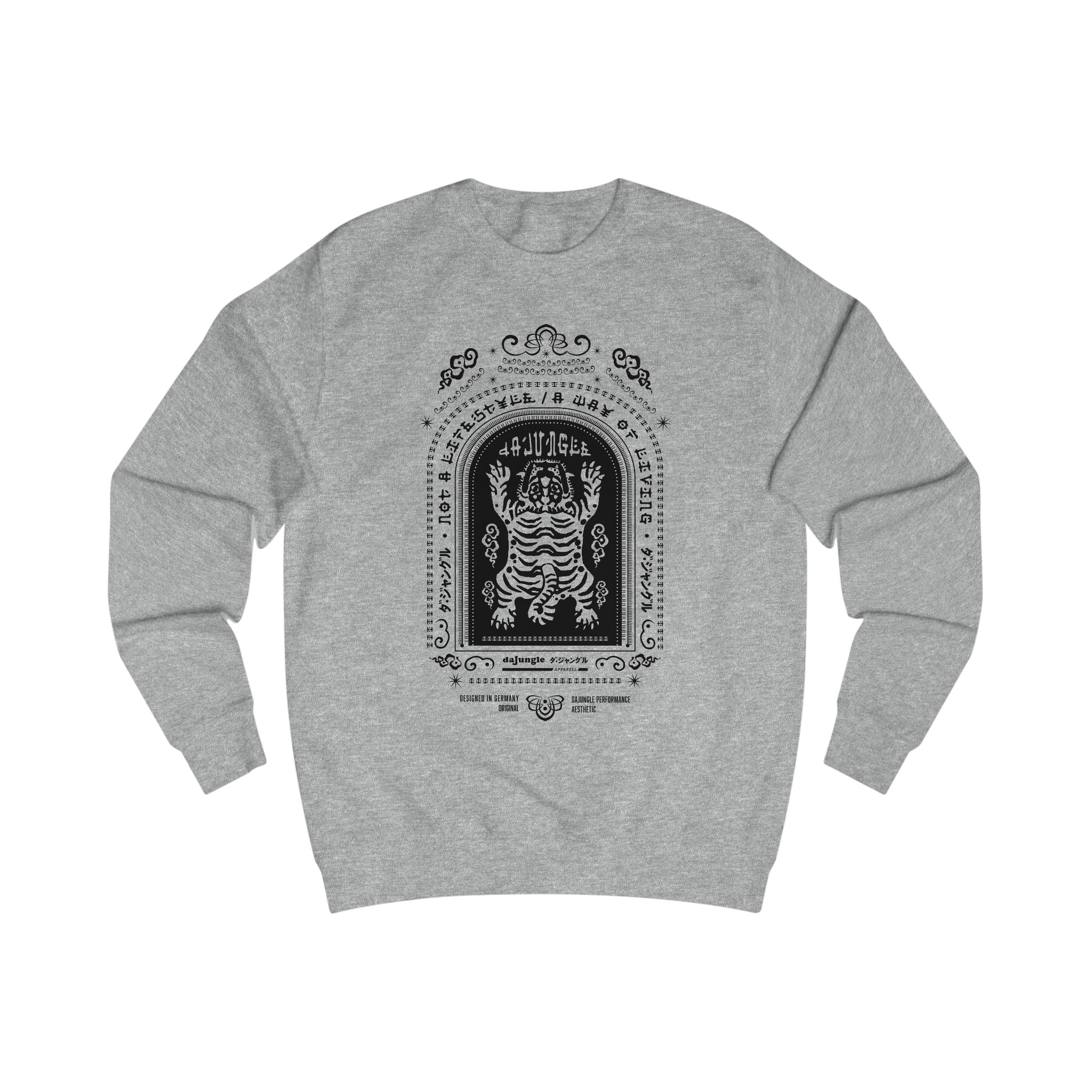 DaJungle Tiger's spirit black sweatshirt