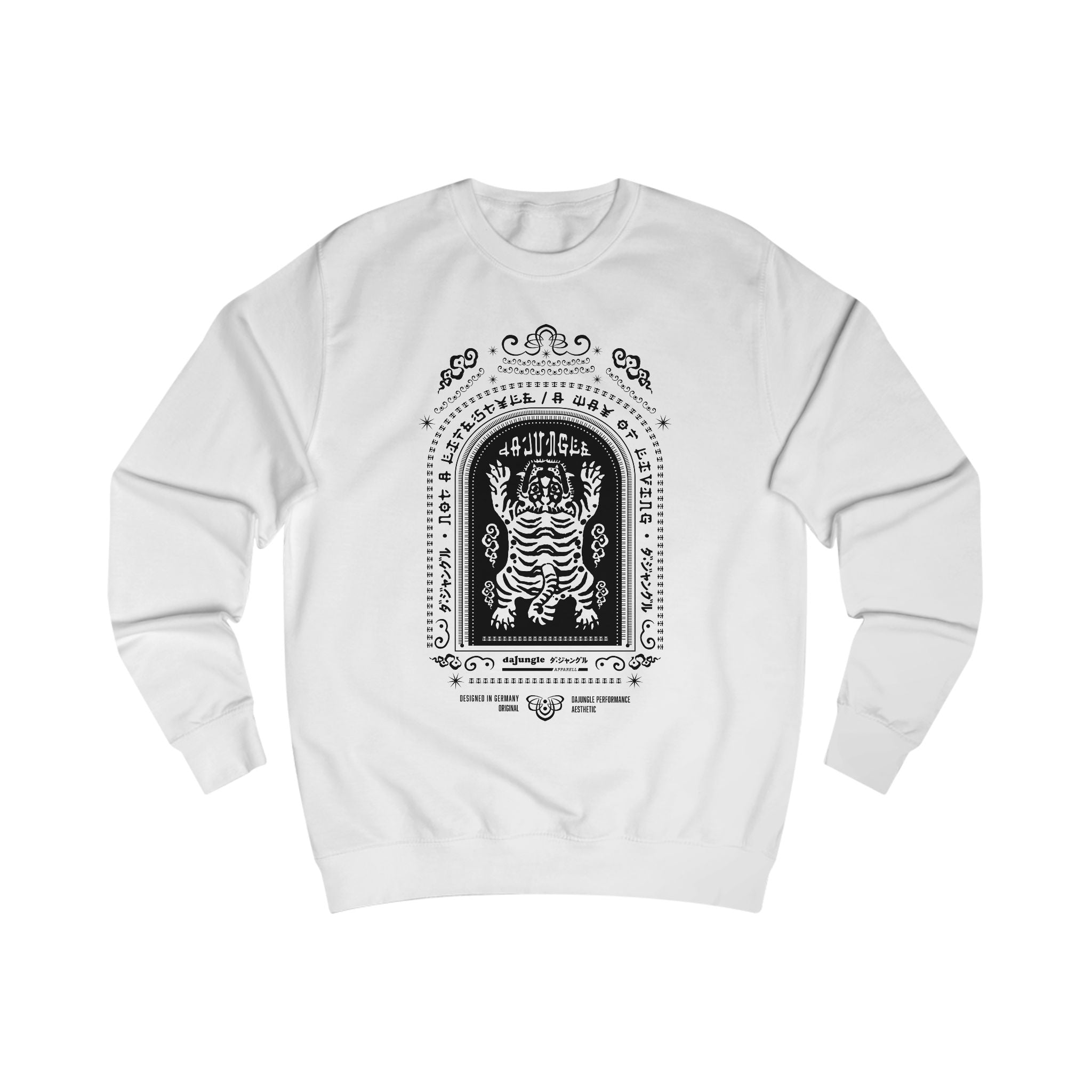 DaJungle Tiger's spirit black sweatshirt