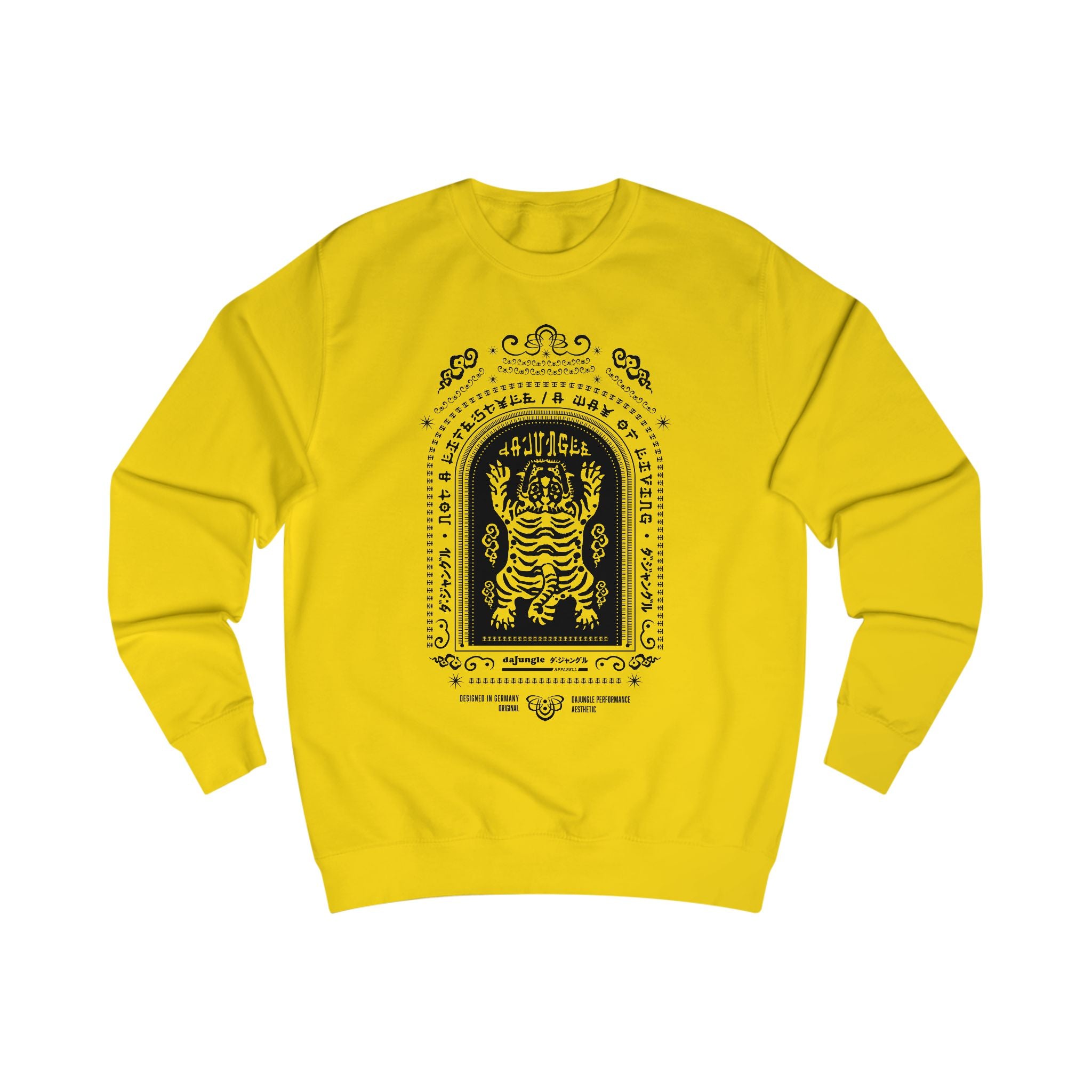 DaJungle Tiger's spirit black sweatshirt