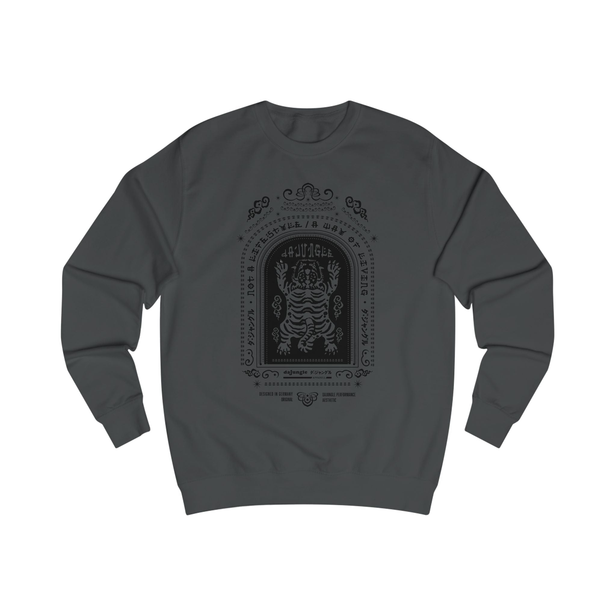 DaJungle Tiger's spirit black sweatshirt