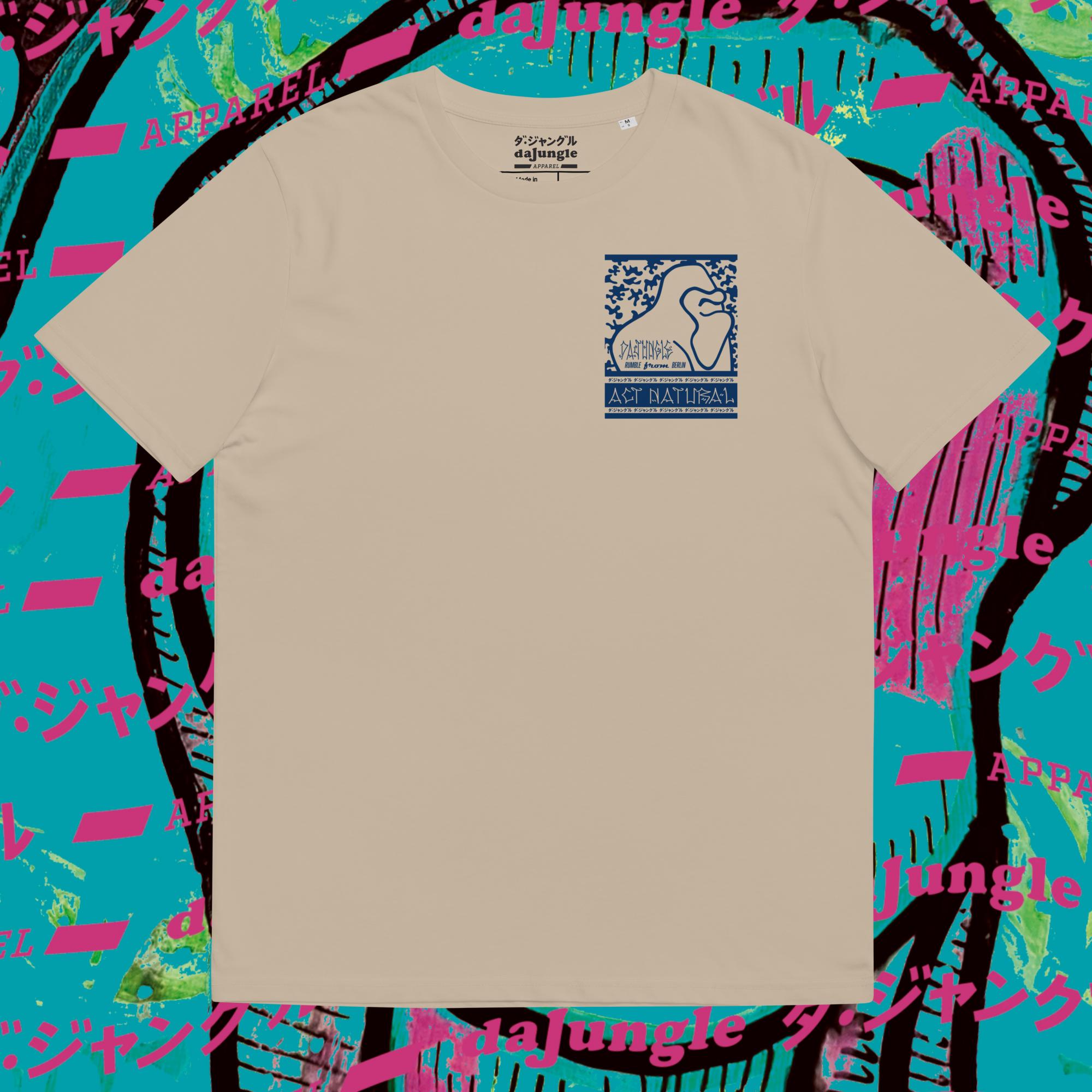 DaJungle Gorilaa blue Organic T - Shirt - DaJungle