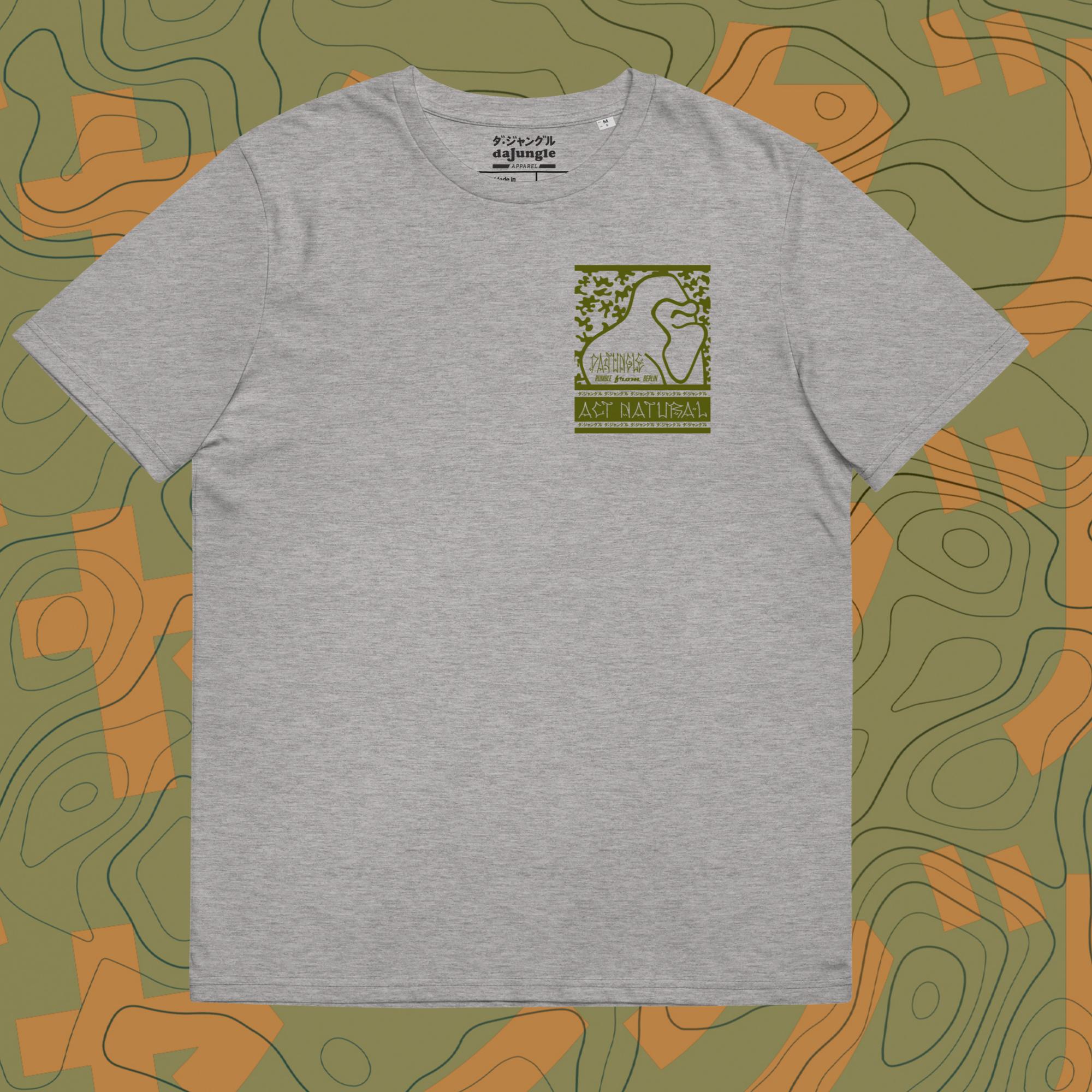 DaJungle Gorilaa green Organic T - Shirt - DaJungle
