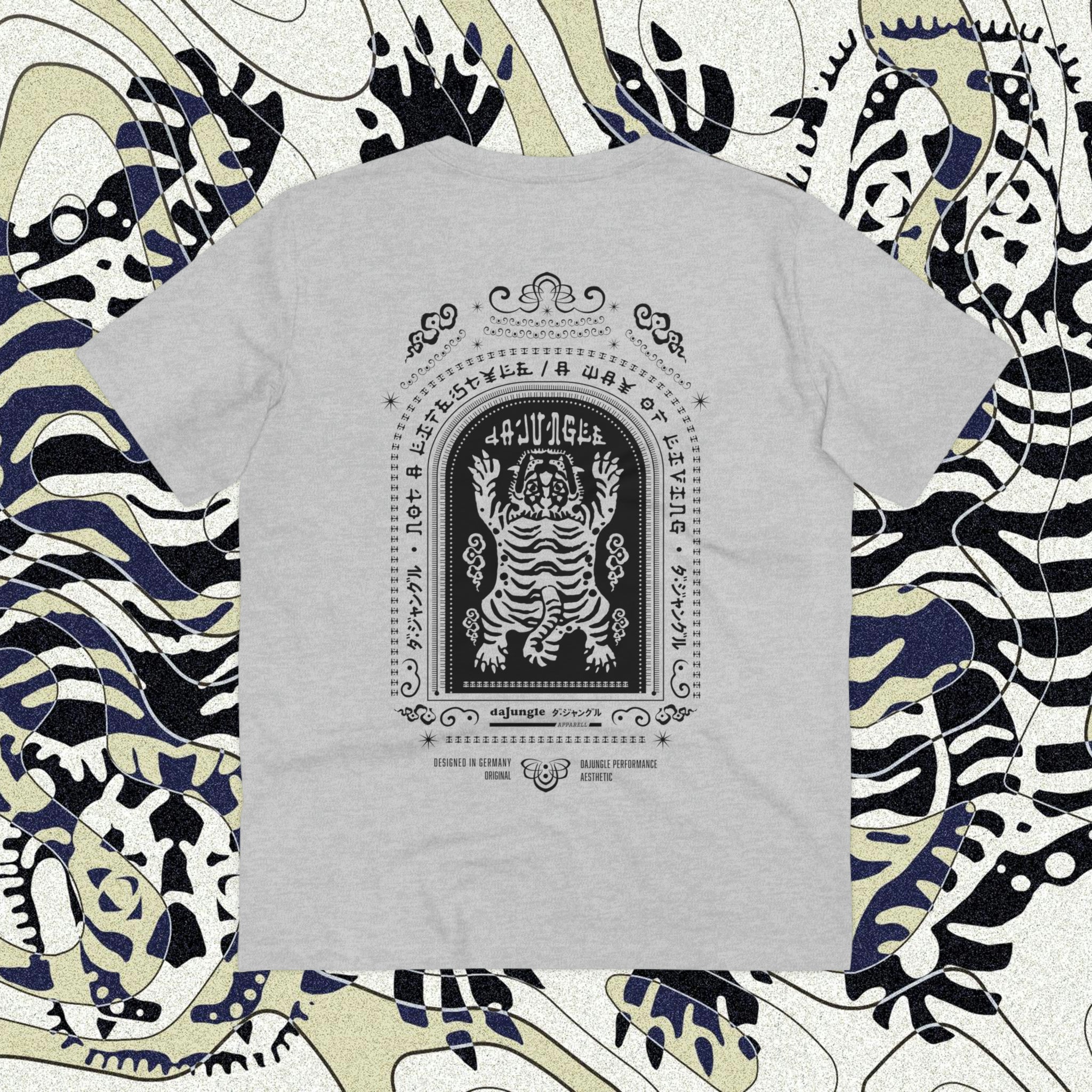 DaJungle Tiger´s spirit black Organic T-Shirt