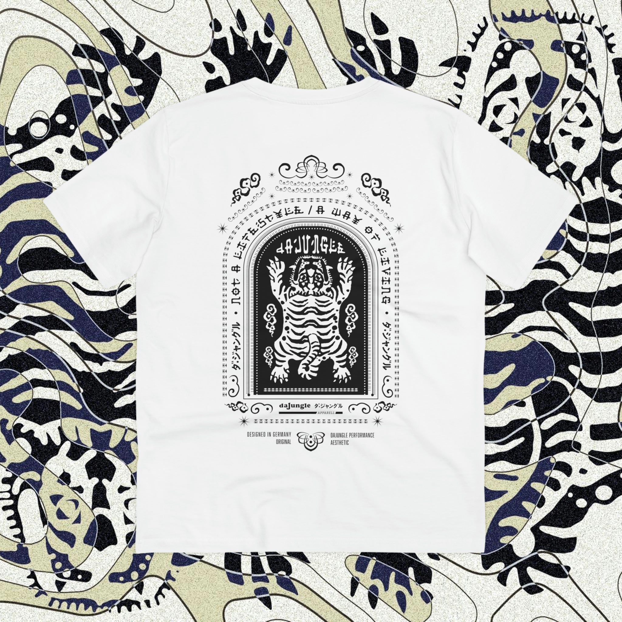 DaJungle Tiger´s spirit black Organic T-Shirt