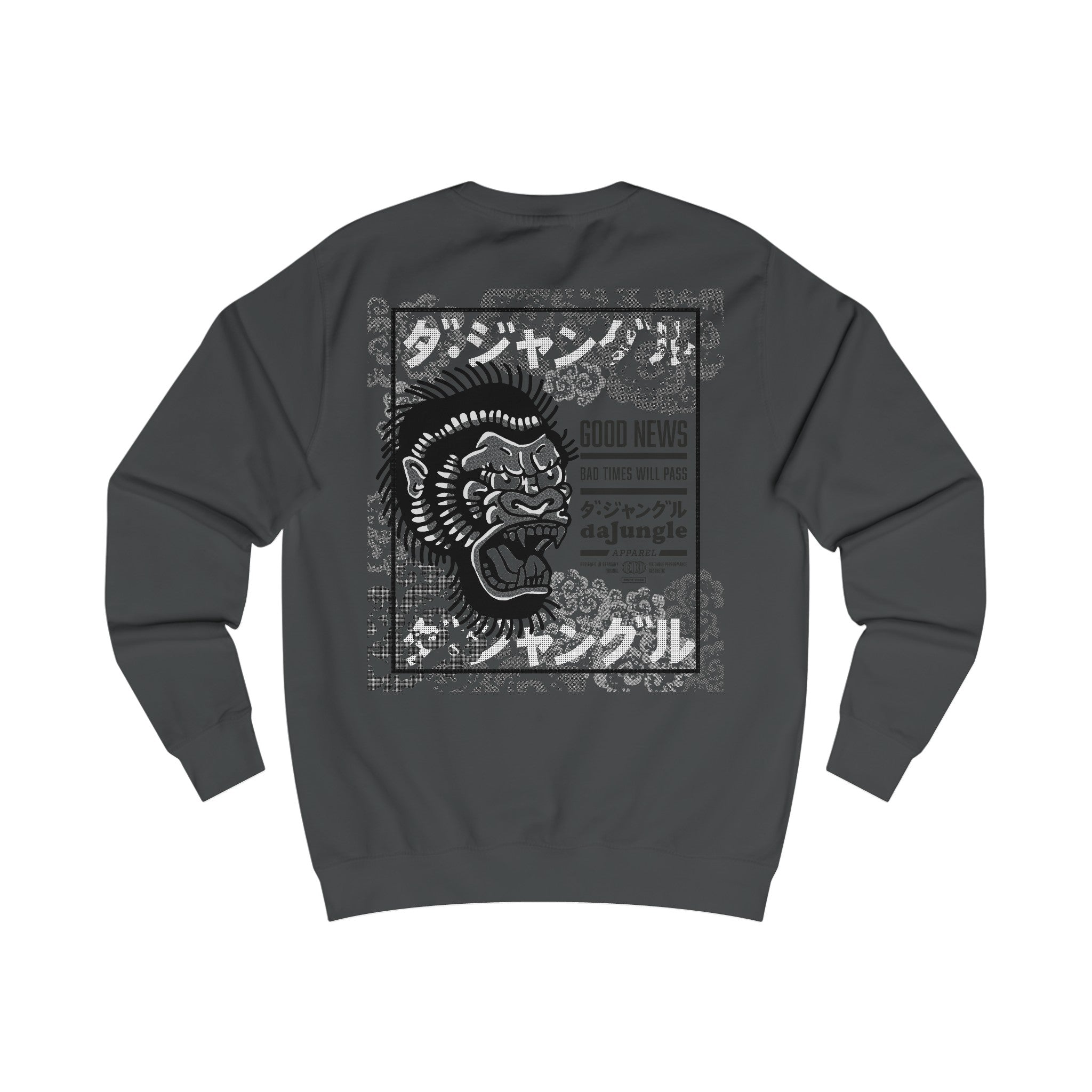 DaJungle Gorila black Sweatshirt - DaJungle