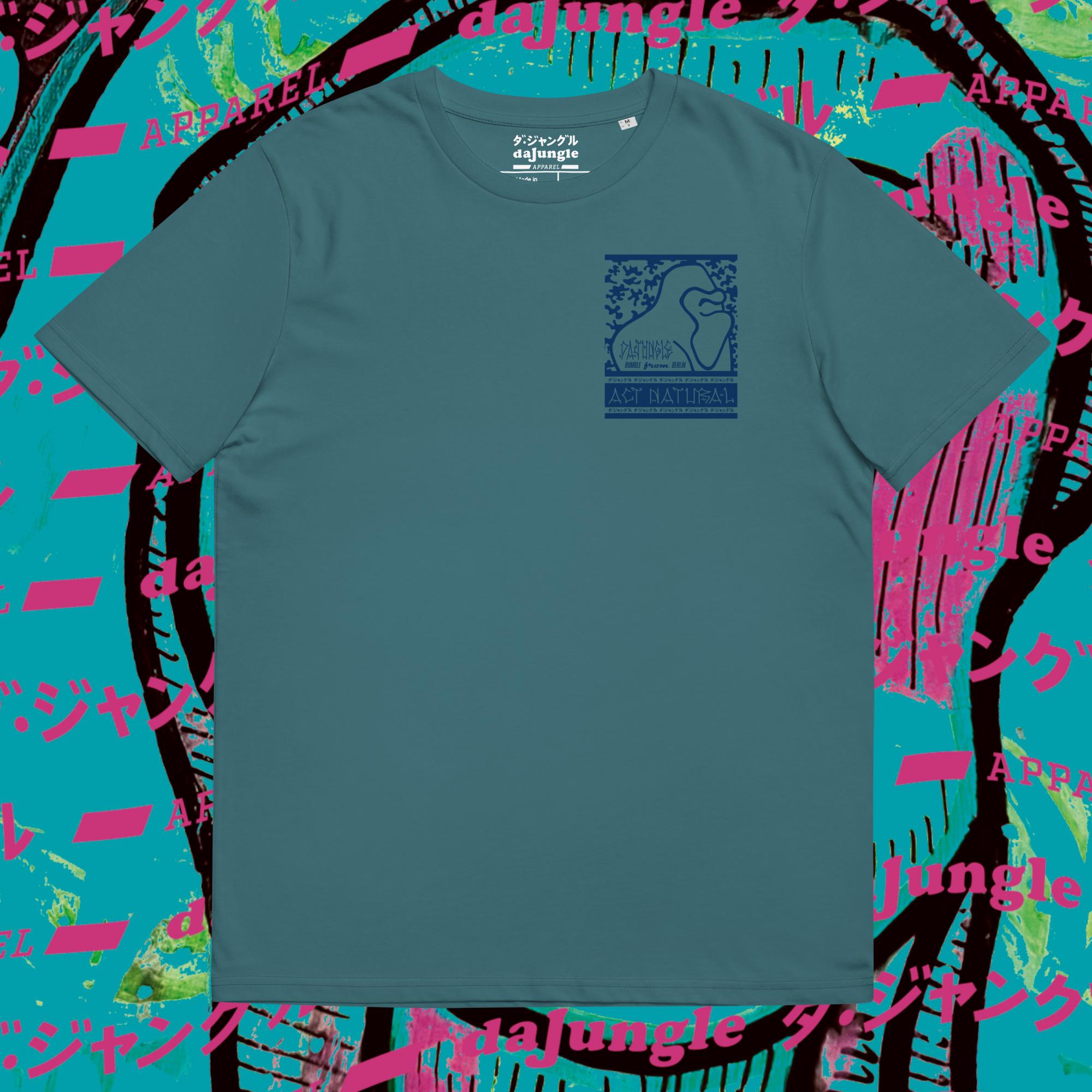 DaJungle Gorilaa blue Organic T - Shirt - DaJungle