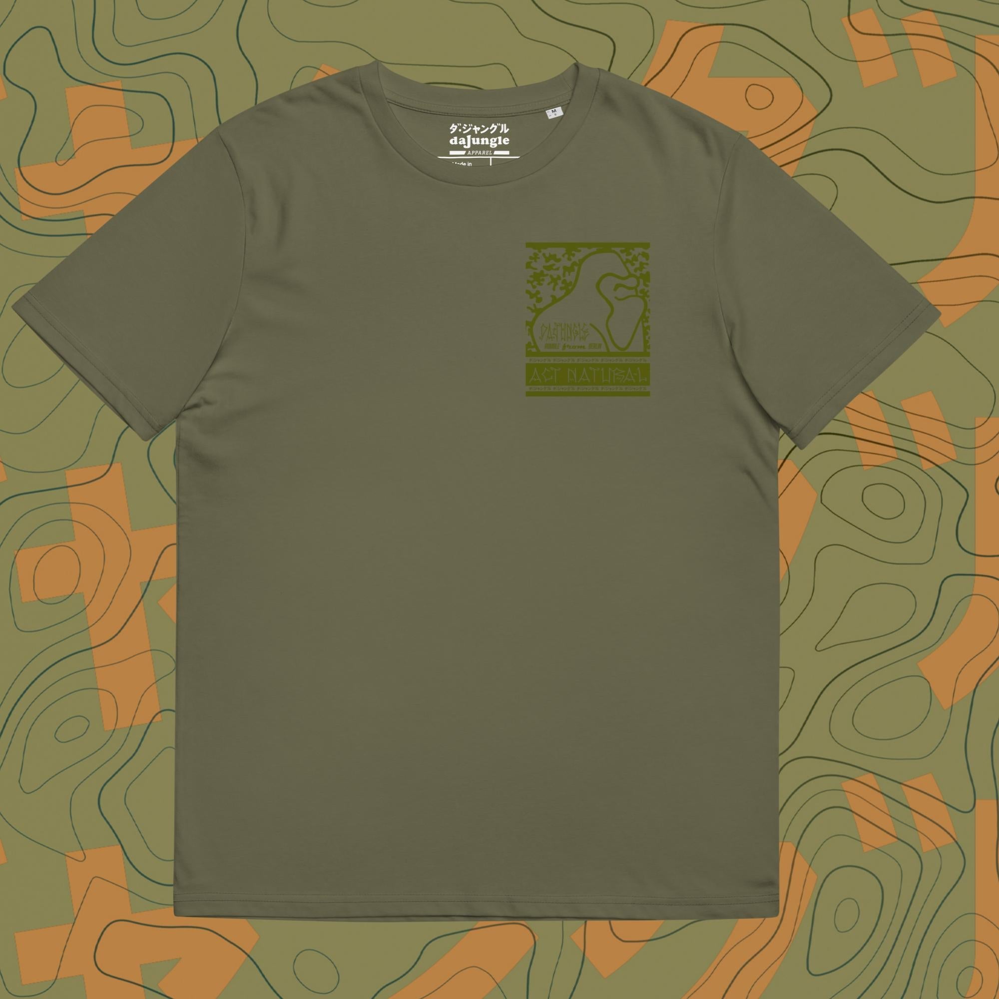 DaJungle Gorilaa green Organic T - Shirt - DaJungle