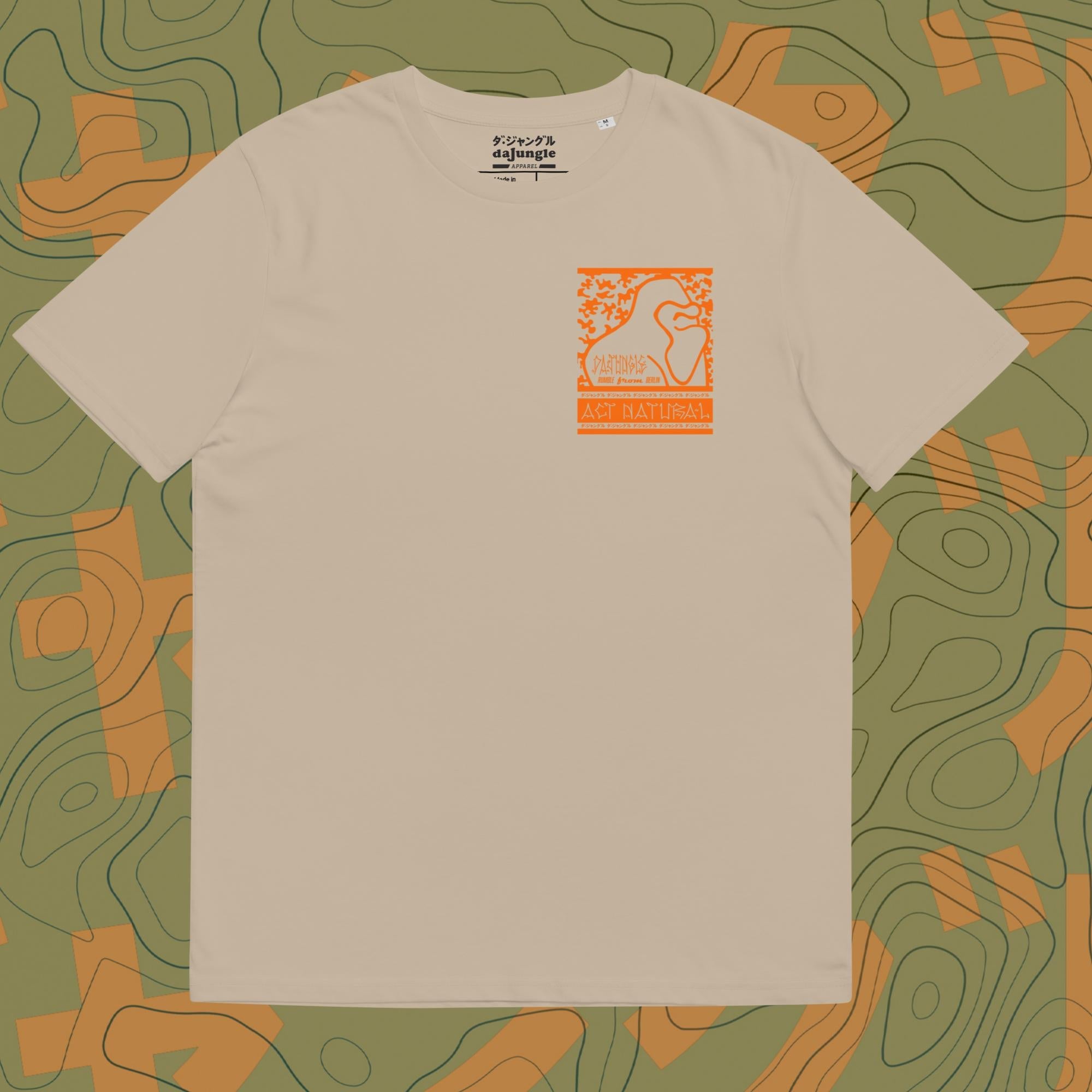 DaJungle Gorilaa orange Organic T - Shirt - DaJungle