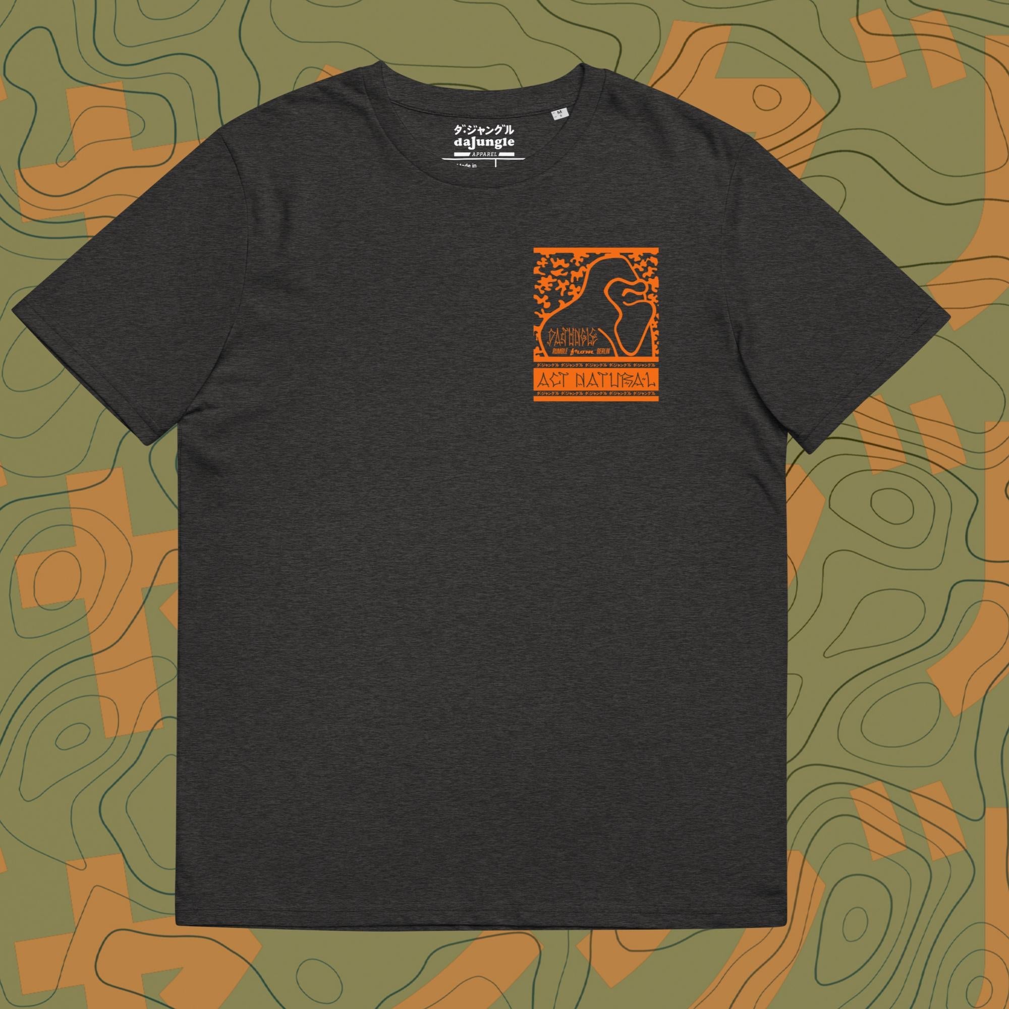 DaJungle Gorilaa orange Organic T - Shirt - DaJungle