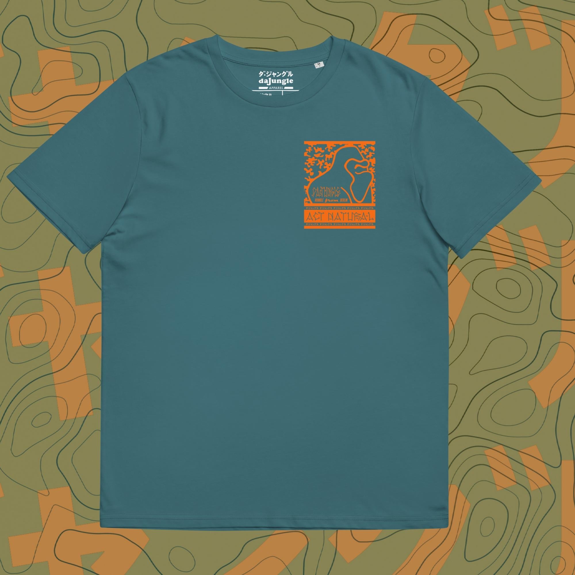 DaJungle Gorilaa orange Organic T - Shirt - DaJungle