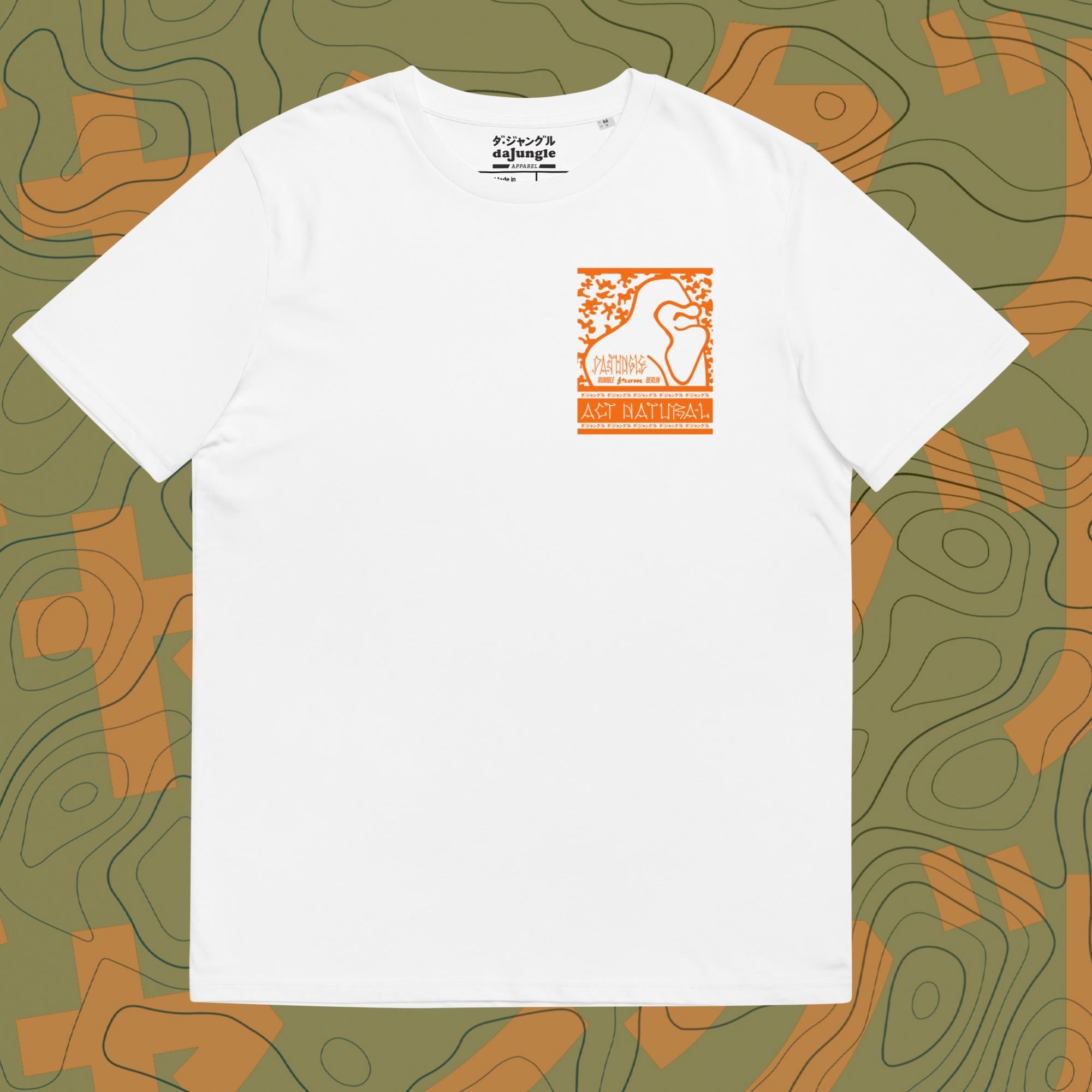 DaJungle Gorilaa orange Organic T - Shirt - DaJungle