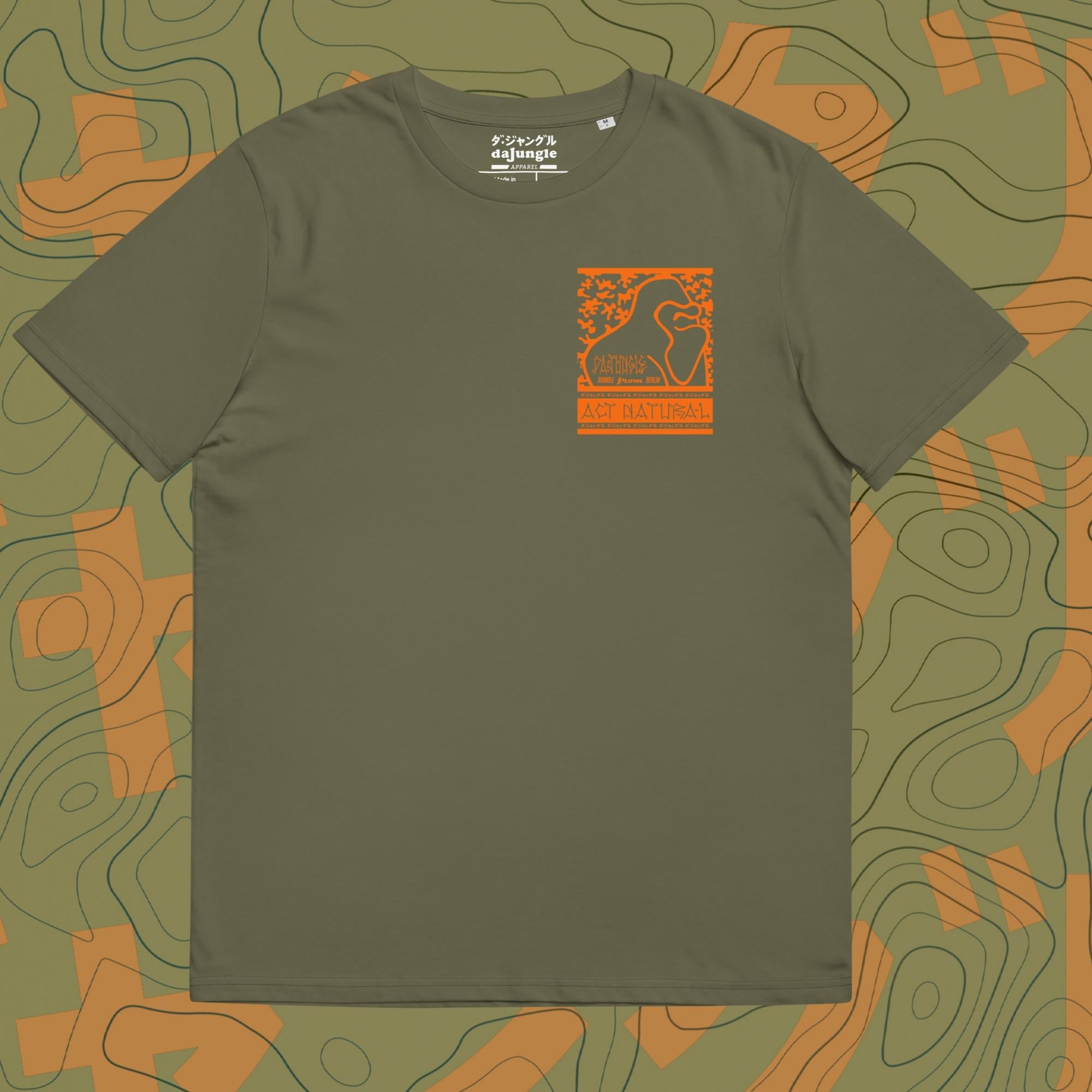 DaJungle Gorilaa orange Organic T - Shirt - DaJungle